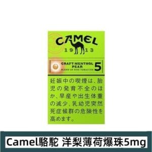 Camel駱駝香煙洋梨味5mg日本本土免稅香港現貨